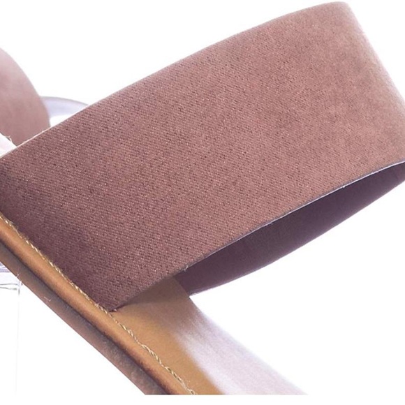 Strappy Double Band Open Toe Slide Sandals - Picture 5 of 9